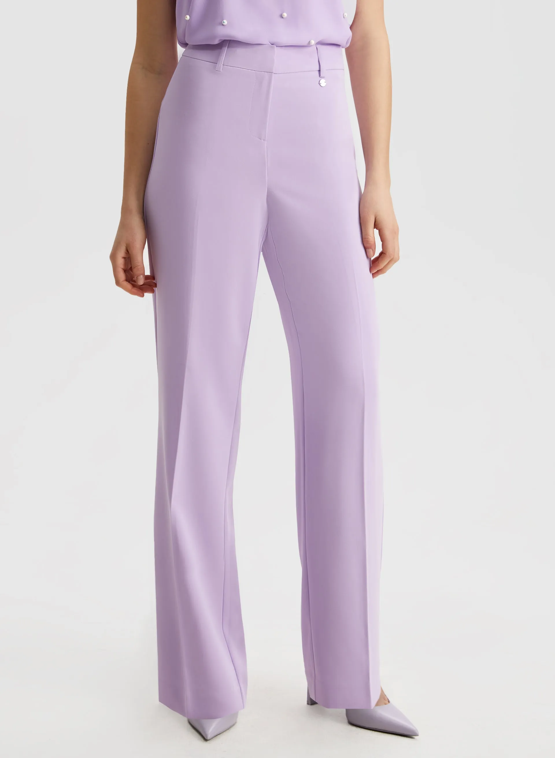 Modern Fit Wide Leg Pants sold by Laura