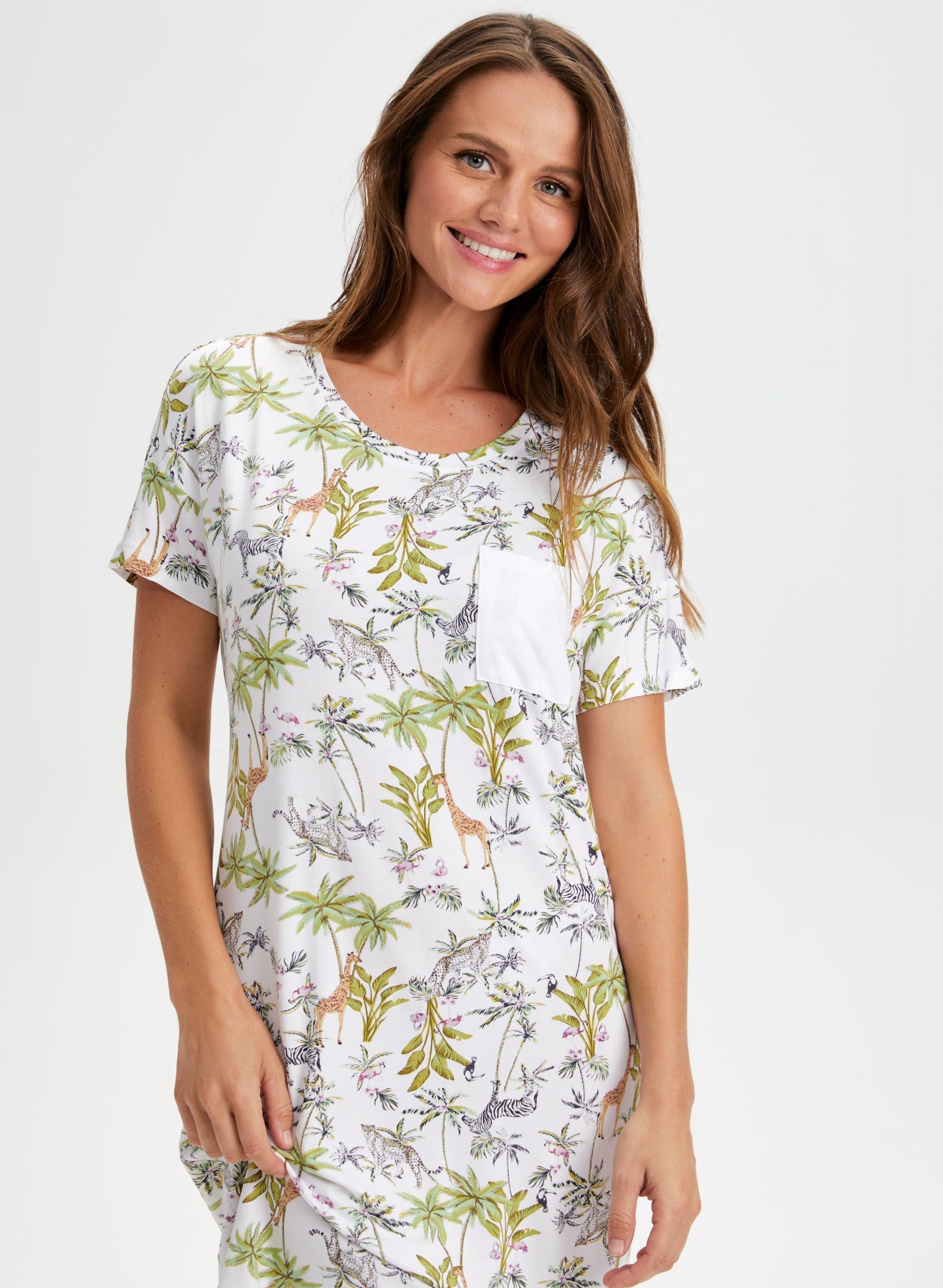 Printed Nightgown sold by Laura product image thumbnail 5