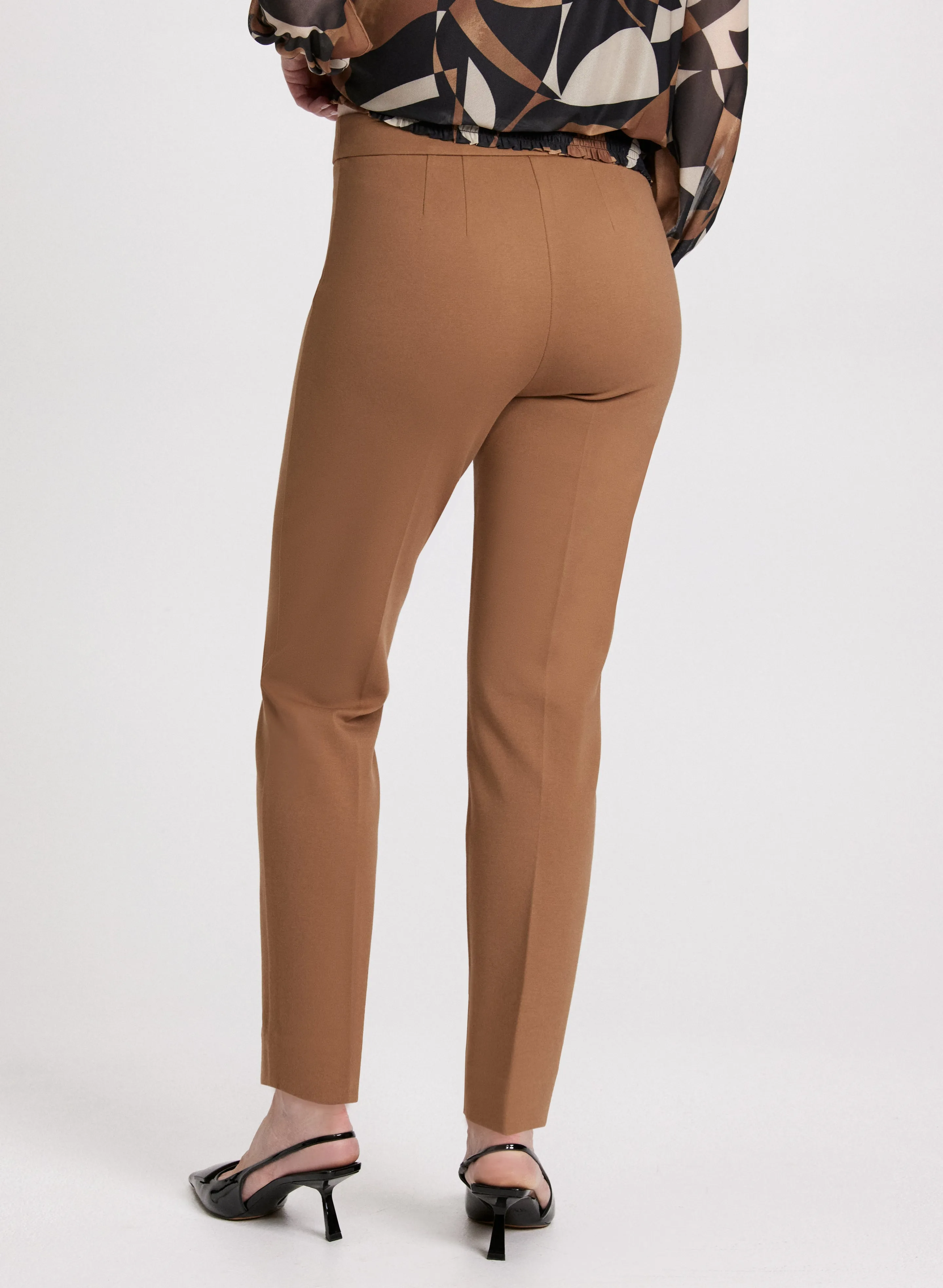Emma Pintuck Detail Slim-Leg Pants – Regular sold by Laura product image thumbnail 3