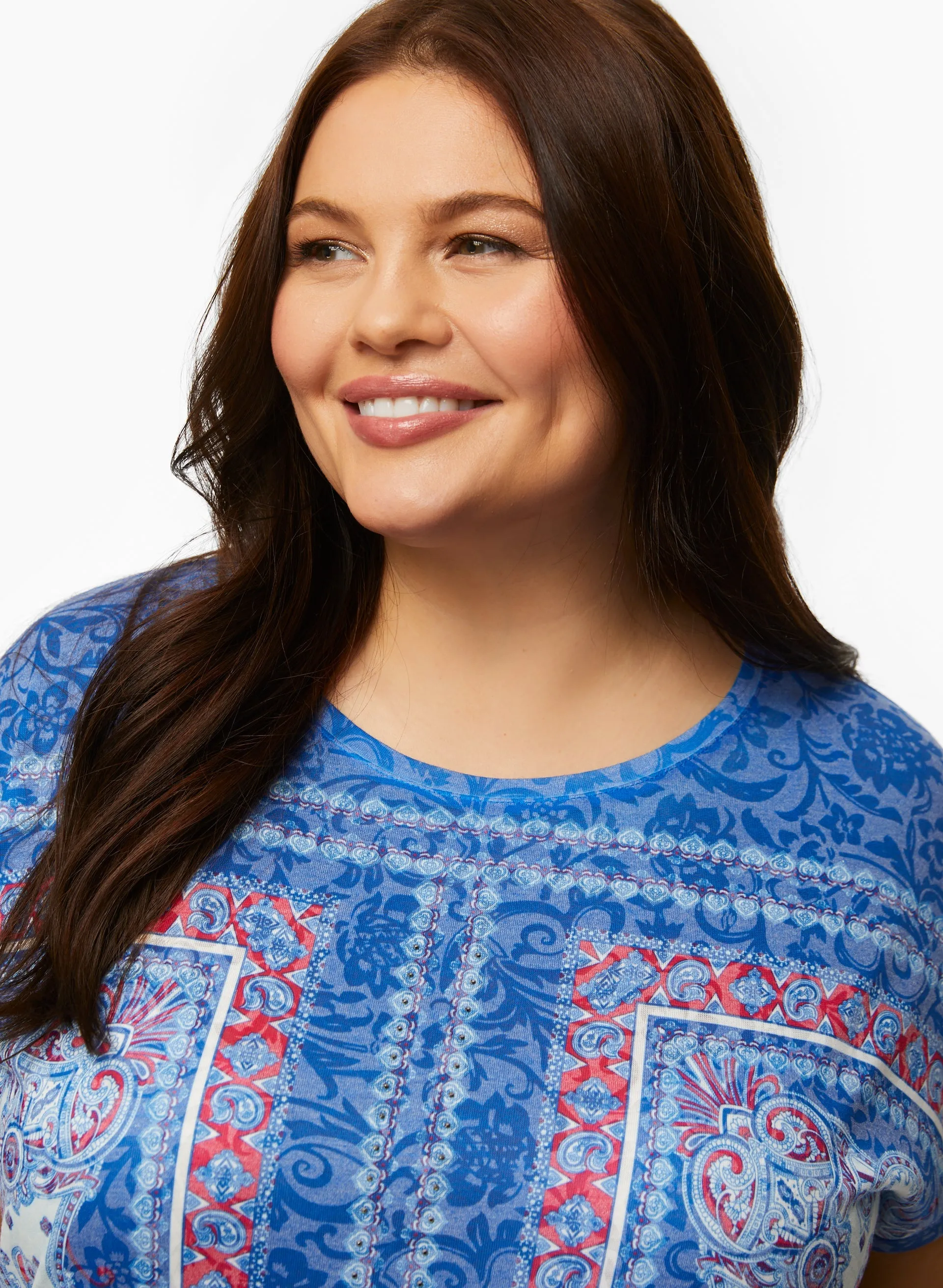 Paisley Print Tee sold by Laura product image thumbnail 2