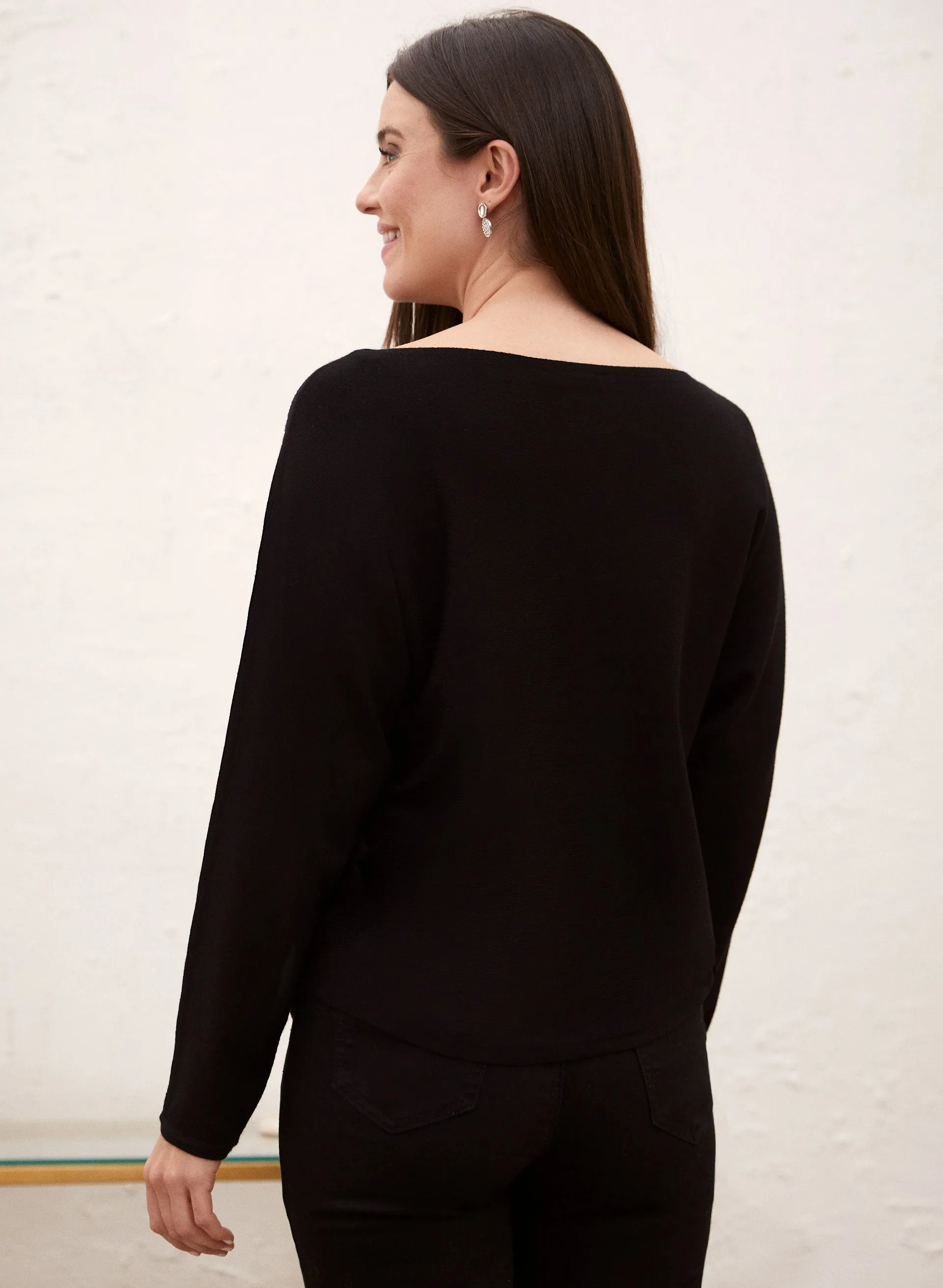 Pearl Detail Dolman Sleeve Sweater sold by Laura product image thumbnail 4