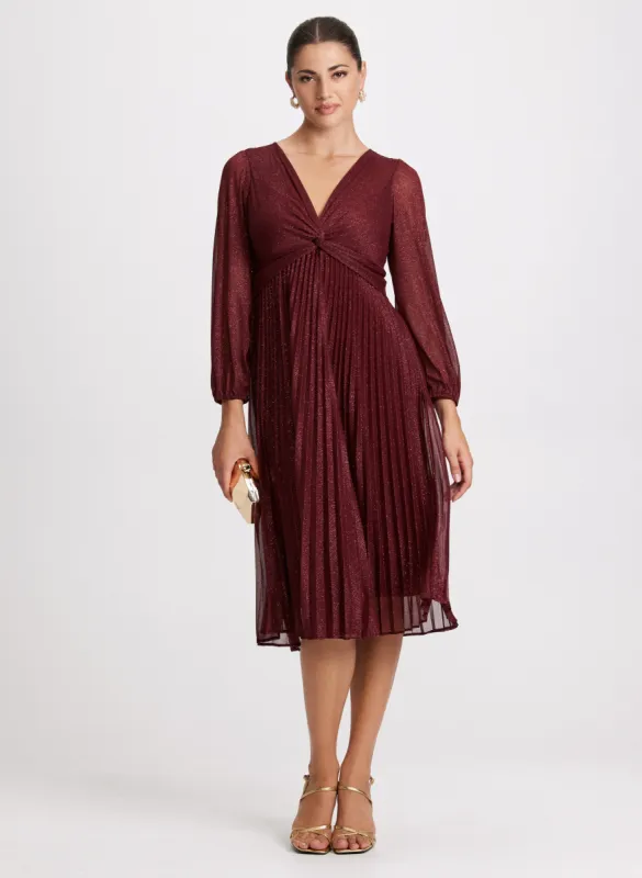 Pleated Chiffon Dress sold by Laura