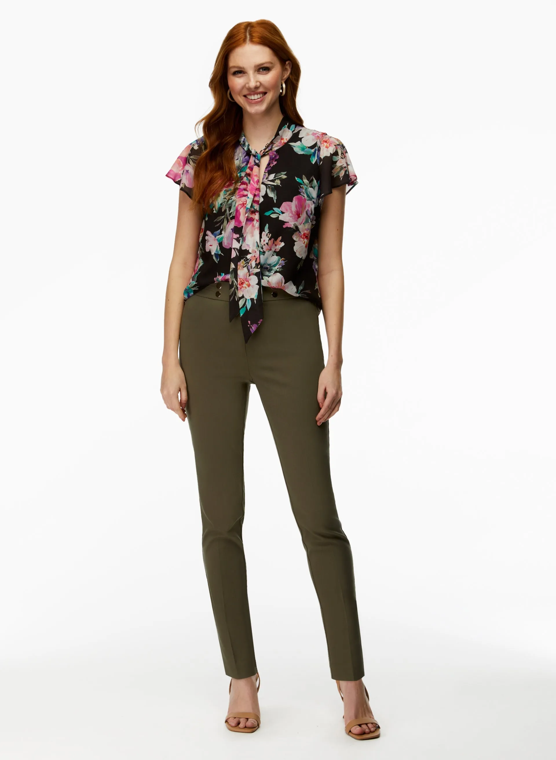 Pull-On Button Detail Pants sold by Laura product image thumbnail 3