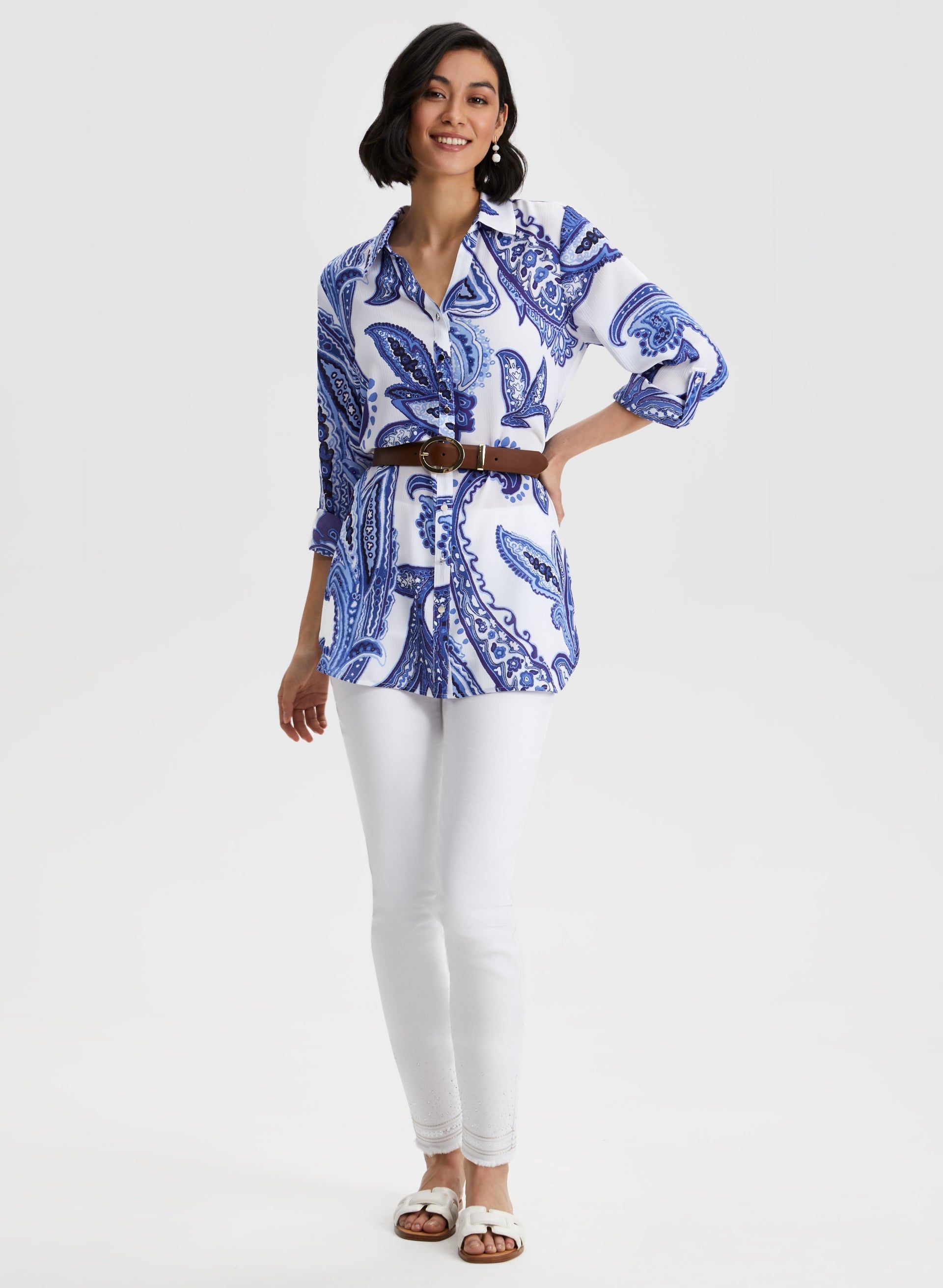 Paisley Print Tunic sold by Laura product image thumbnail 4