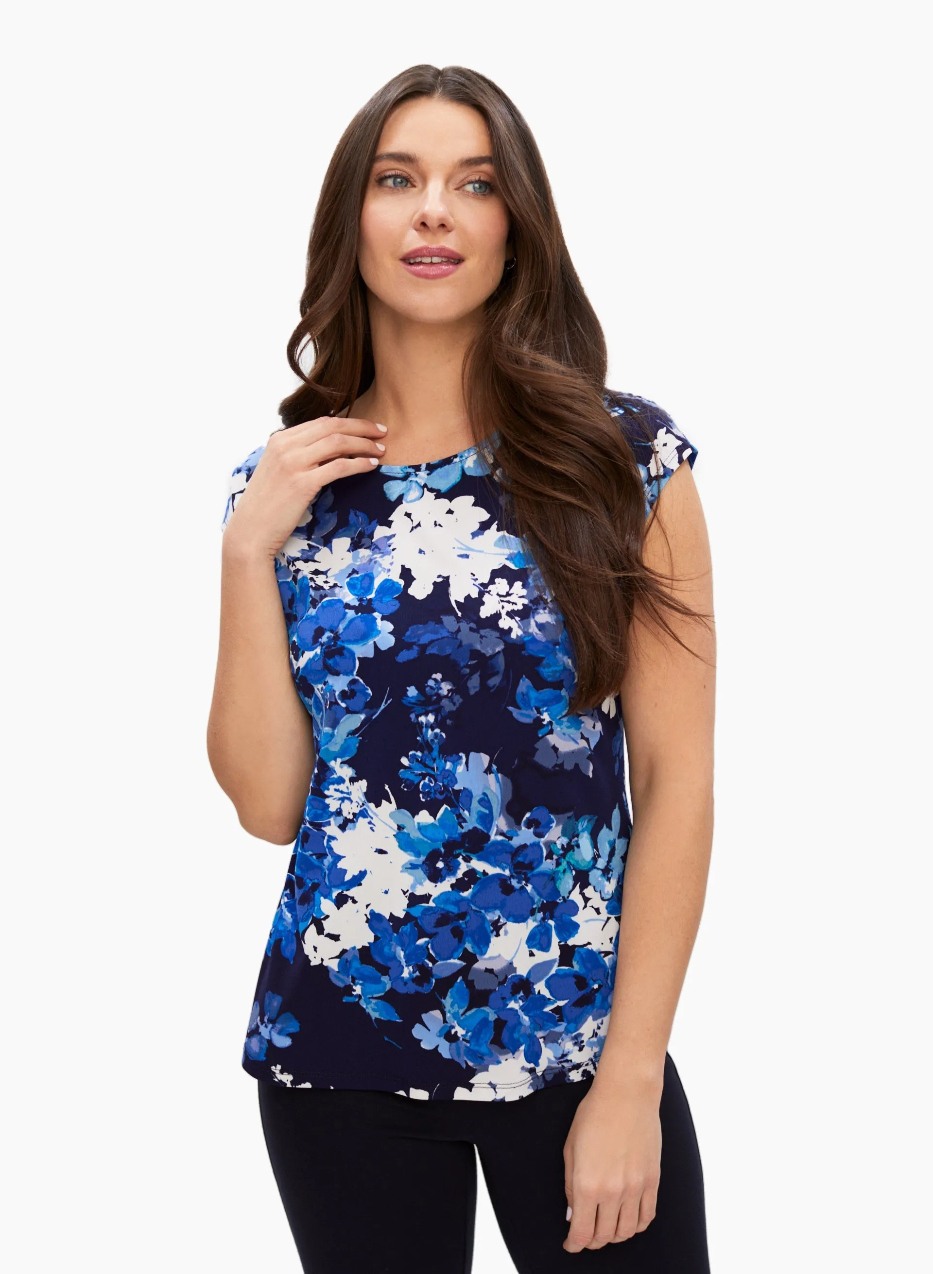 Floral Print Top sold by Laura