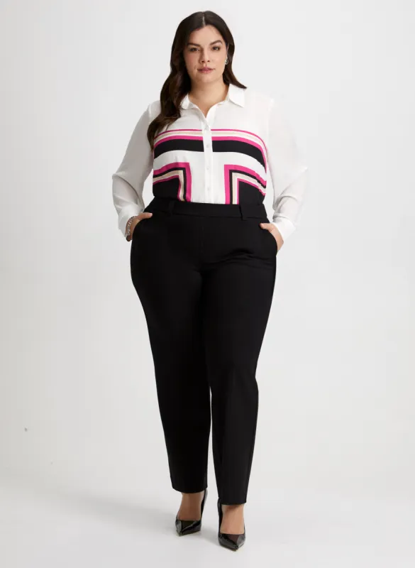 Colour Block Shirt & Pull-On Pants sold by Laura