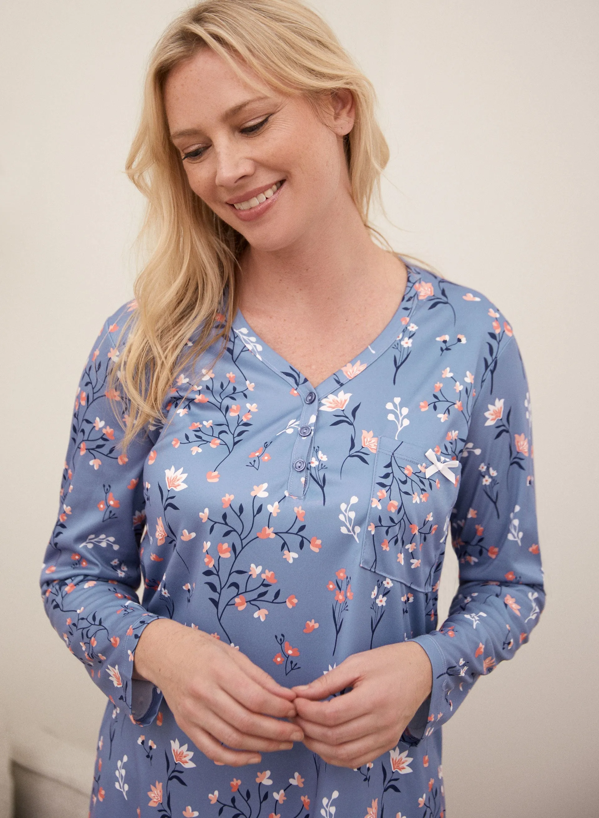 Floral Print Nightgown sold by Laura product image thumbnail 4