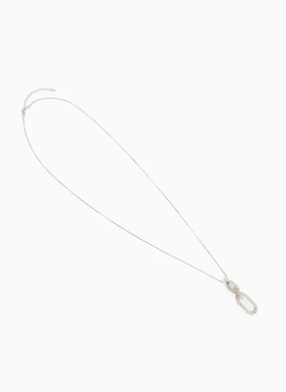 Double Oval Pendant Necklace sold by Laura