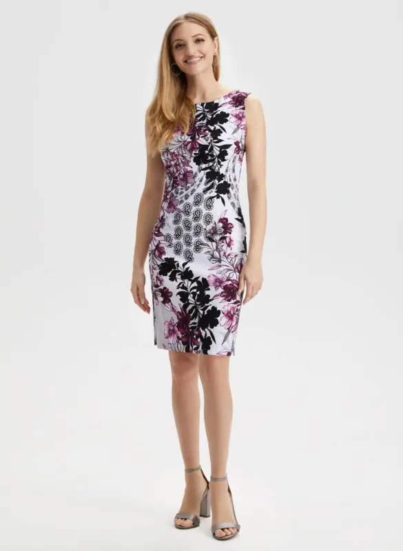 Floral & Paisley Print Sheath Dress sold by Laura