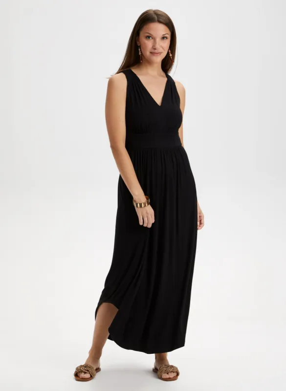 V-Neck Maxi Dress sold by Laura