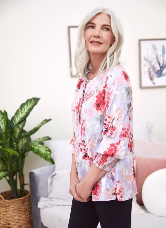 Floral Print Blouse sold by Laura
