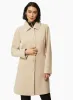 Button Front Tricotine Trench Coat sold by Laura