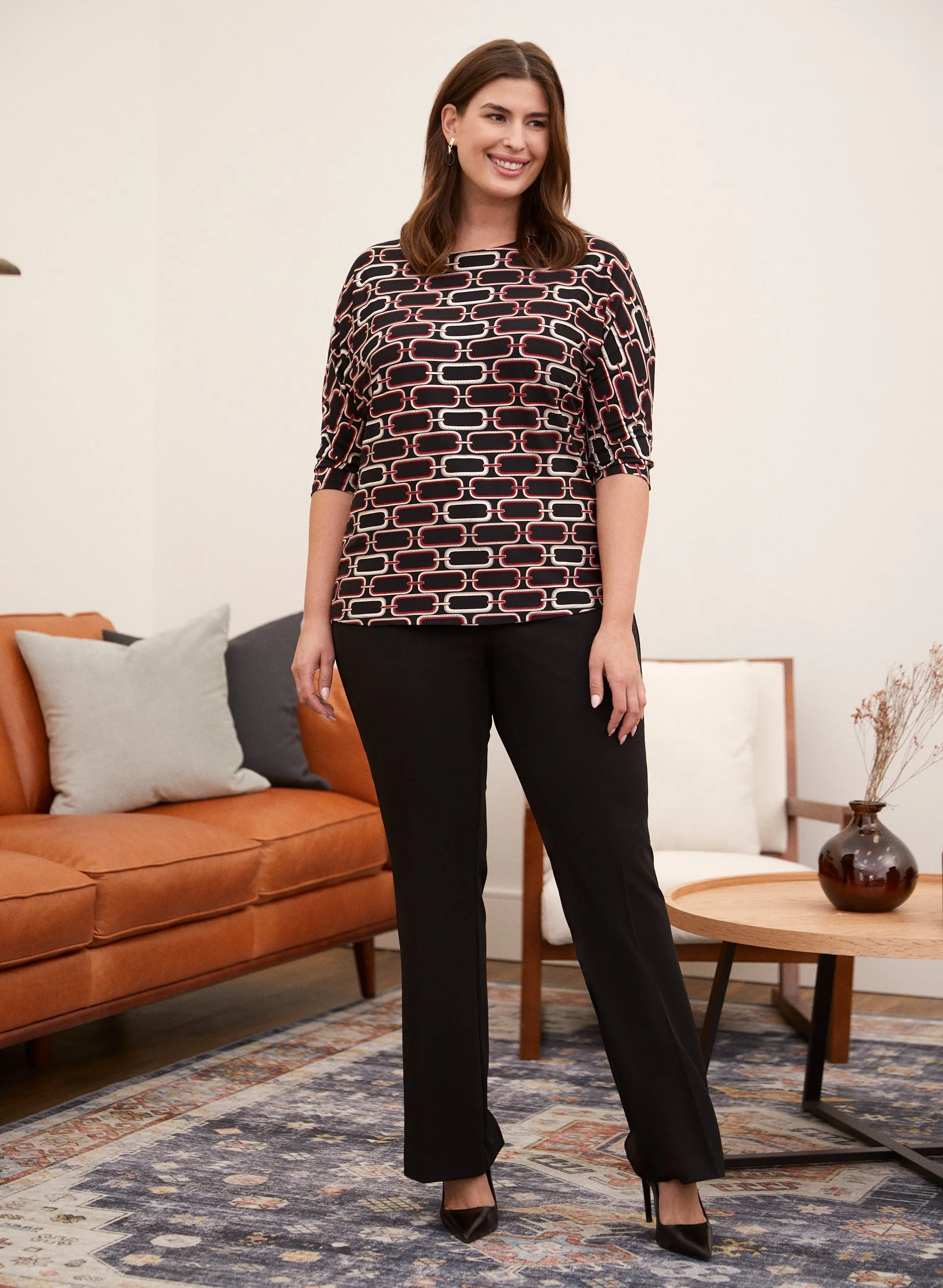 Chain Link Print Top sold by Laura product image thumbnail 4