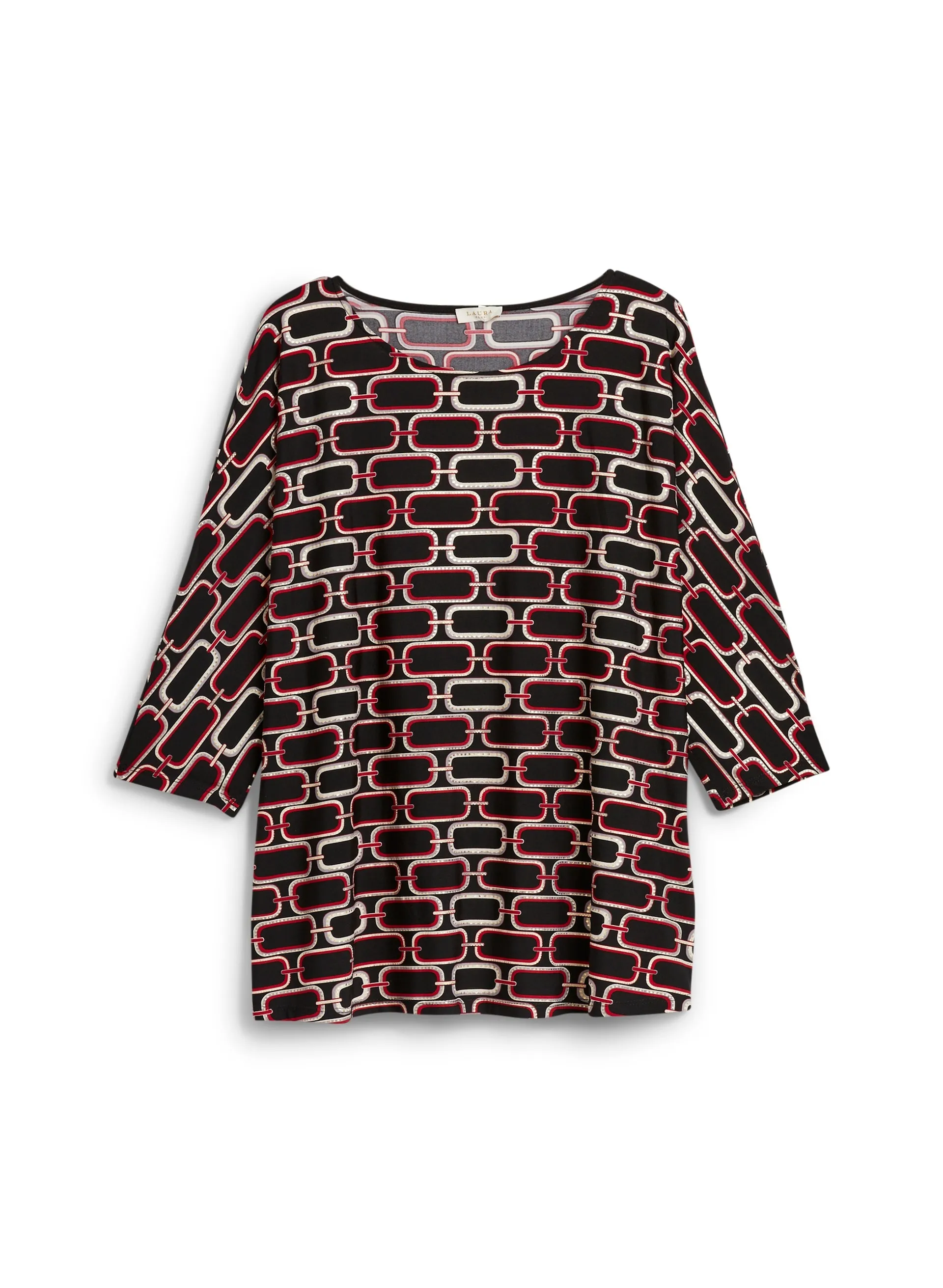 Chain Link Print Top sold by Laura product image thumbnail 5