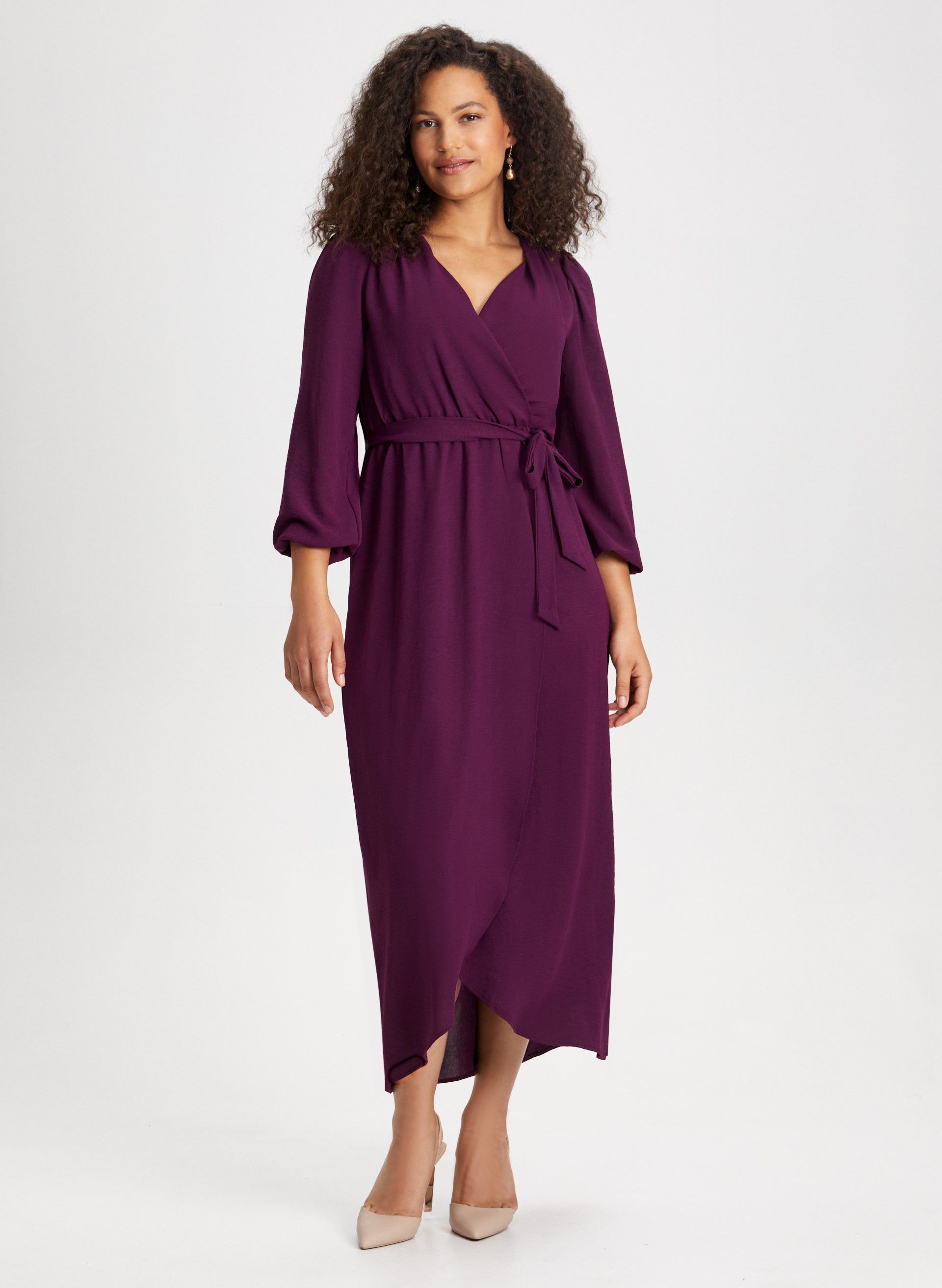 Wrap Style Maxi Dress sold by Laura