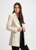 Zip Detail Redingote Jacket sold by Laura