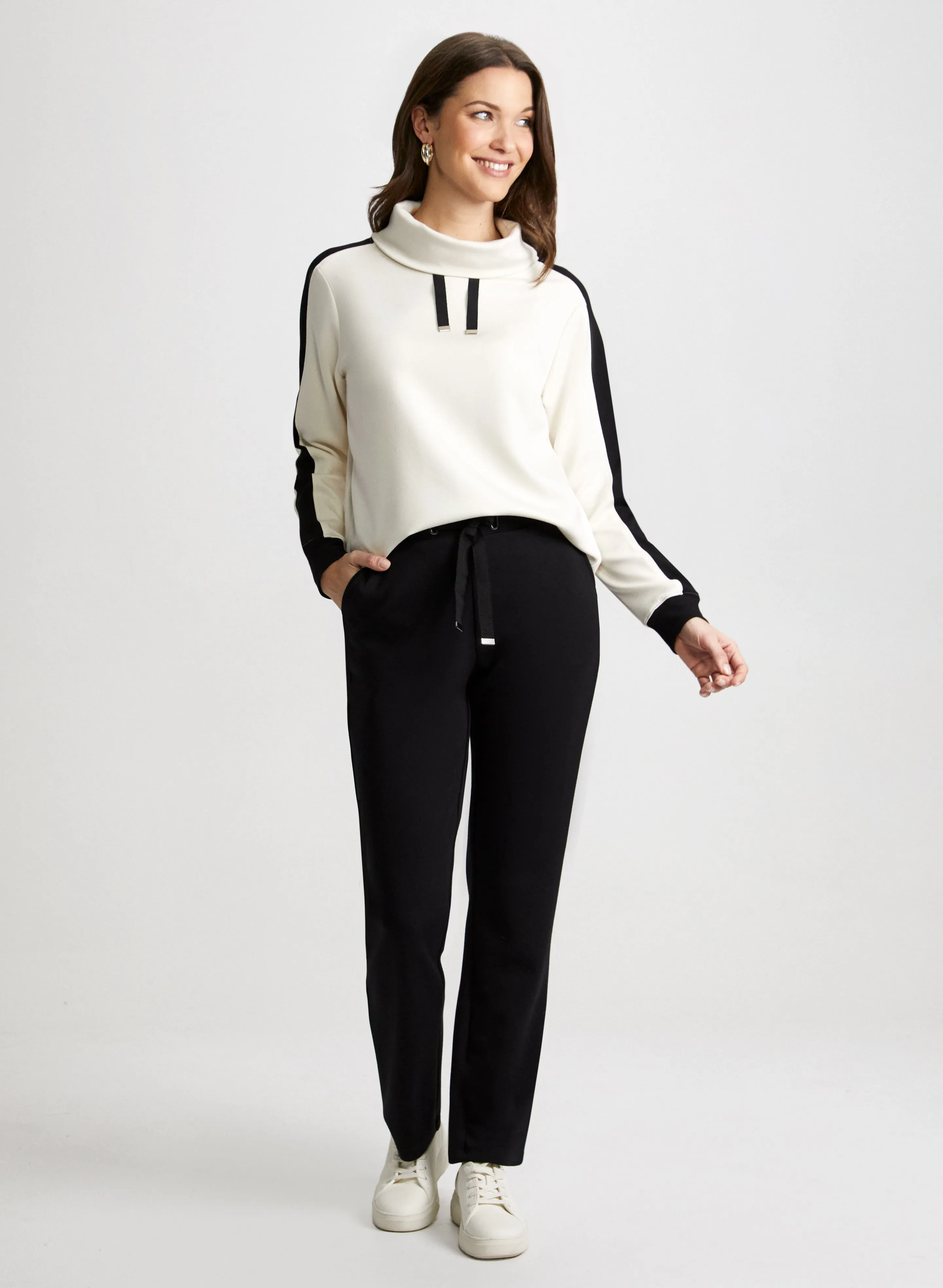 Funnel Neck Top & Pull-On Pants sold by Laura