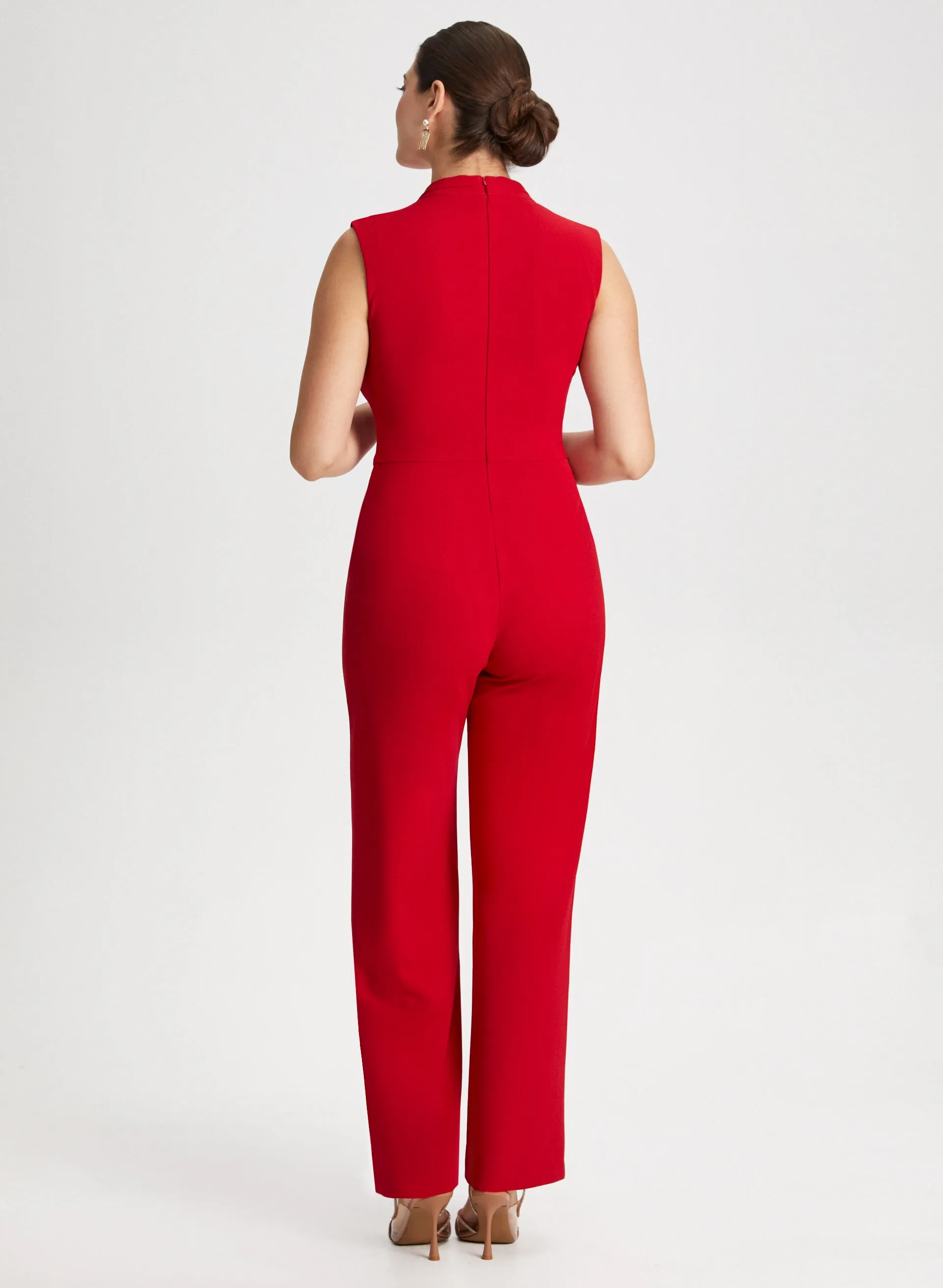 Wide Leg Slit Detail Jumpsuit sold by Laura product image thumbnail 3