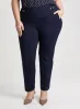 Button Tab Detail Pull-On Pants sold by Laura