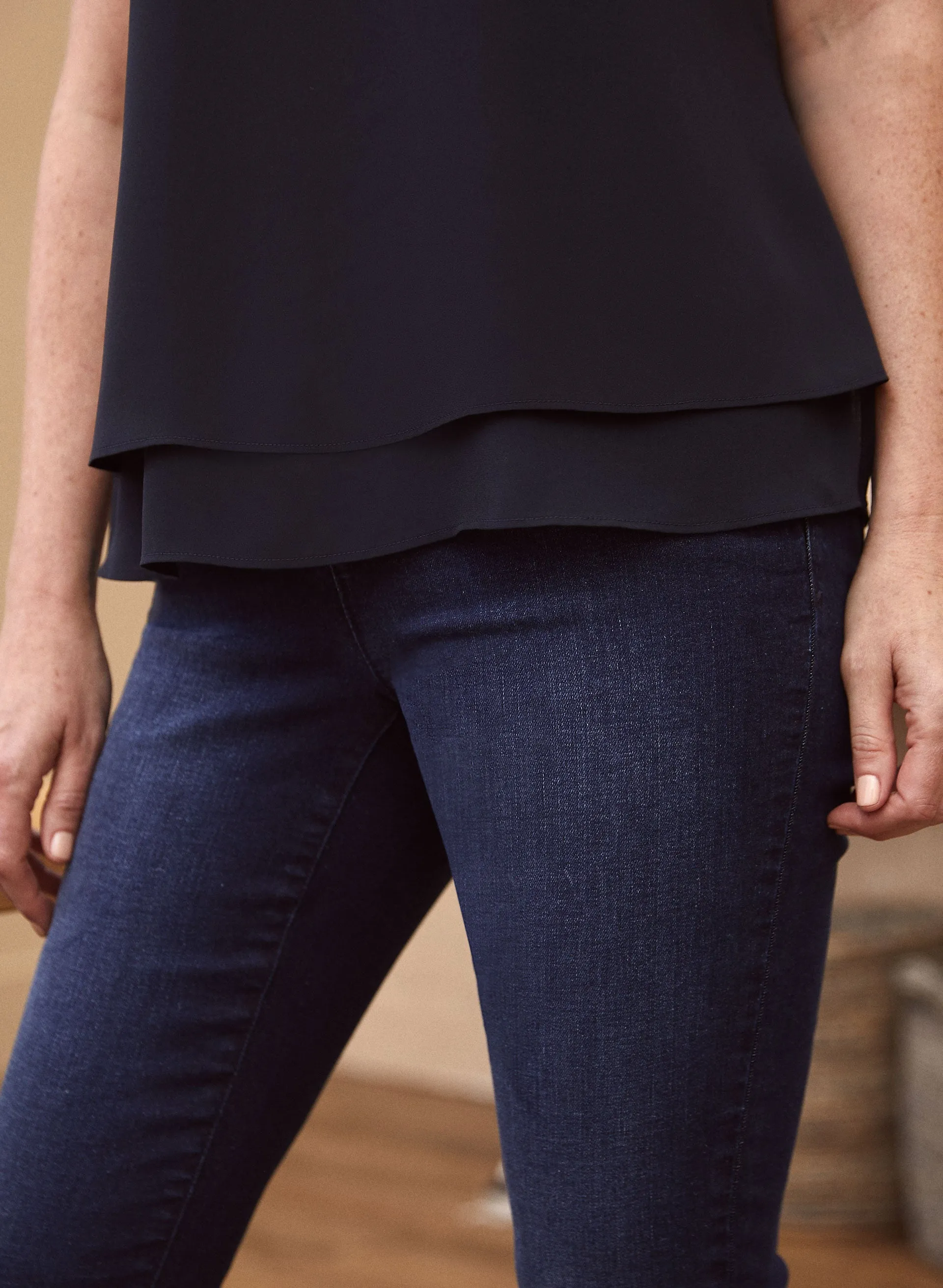 Sleeveless V-Neck Blouse sold by Laura product image thumbnail 2