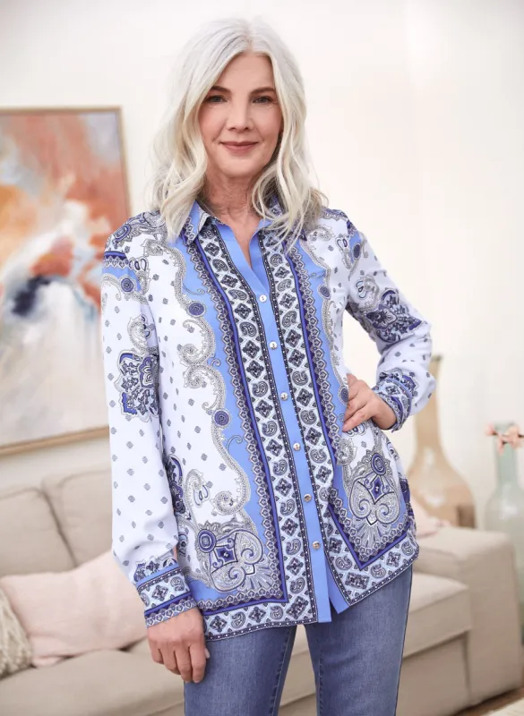 Paisley Print Blouse sold by Laura