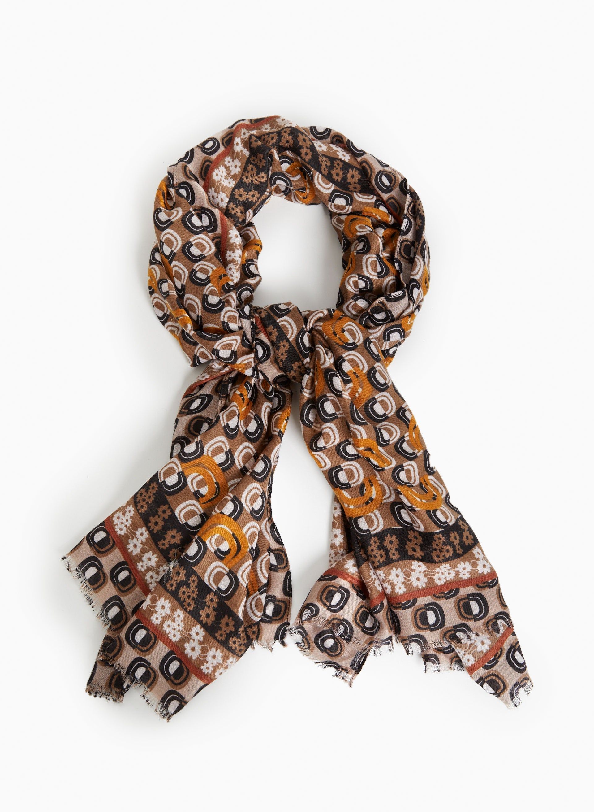 Geometric Print Scarf sold by Laura