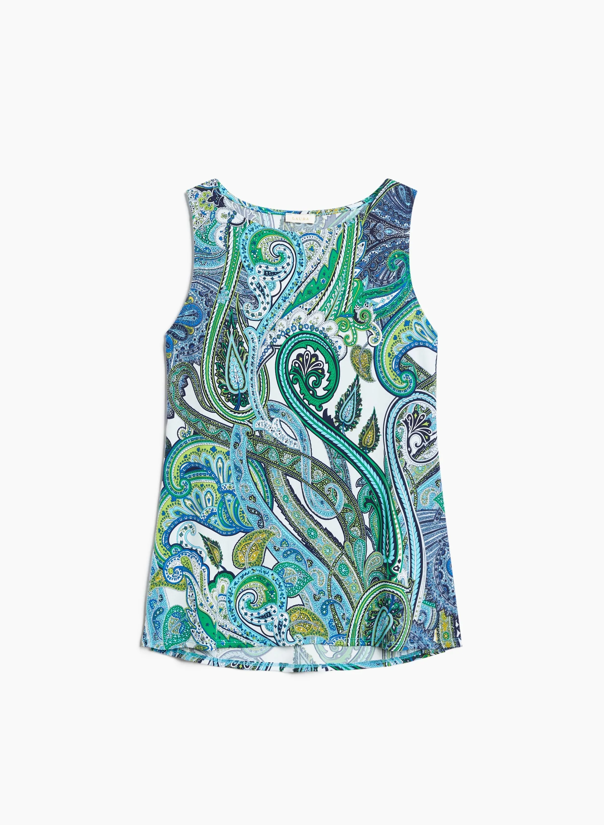 Boat Neck Paisley Print Top sold by Laura product image thumbnail 5