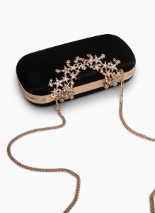 Crystal Star Detail Box Clutch sold by Laura