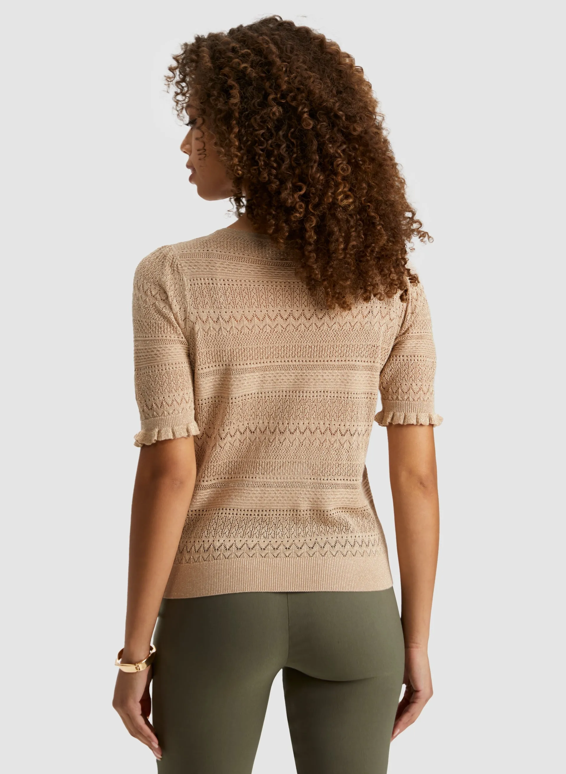 Pointelle Knit Top sold by Laura product image thumbnail 4