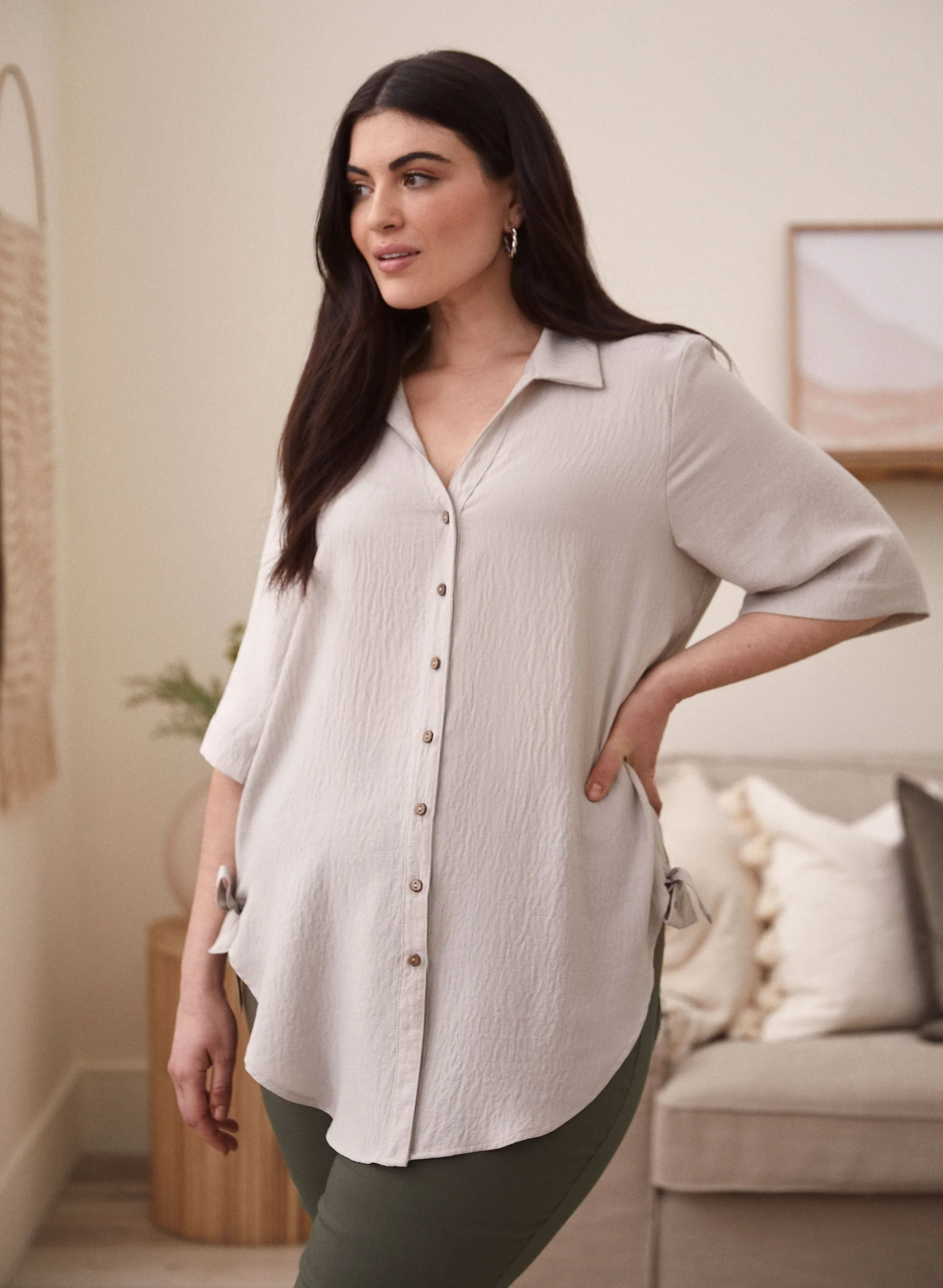 Joseph Ribkoff - Tie Detail Blouse sold by Laura product image thumbnail 3