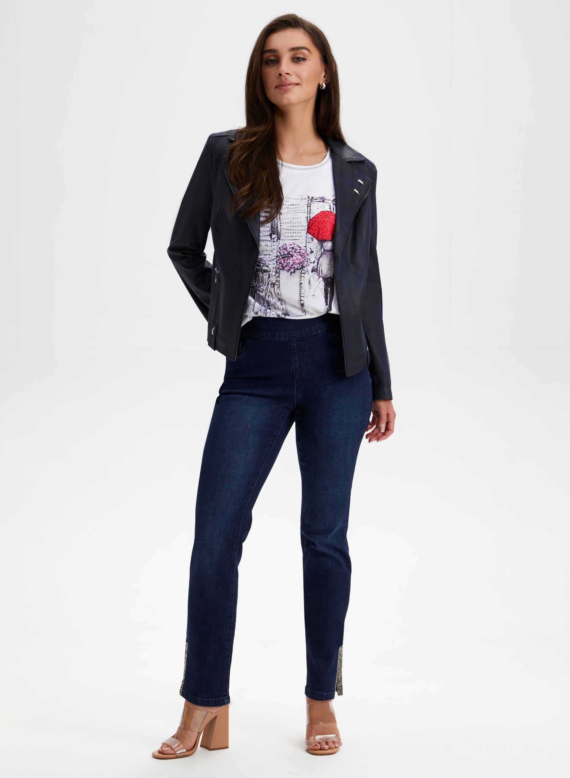 Placement Print Burnout Tee sold by Laura product image thumbnail 3