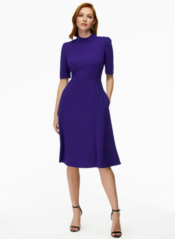 Button Detail Midi Dress sold by Laura