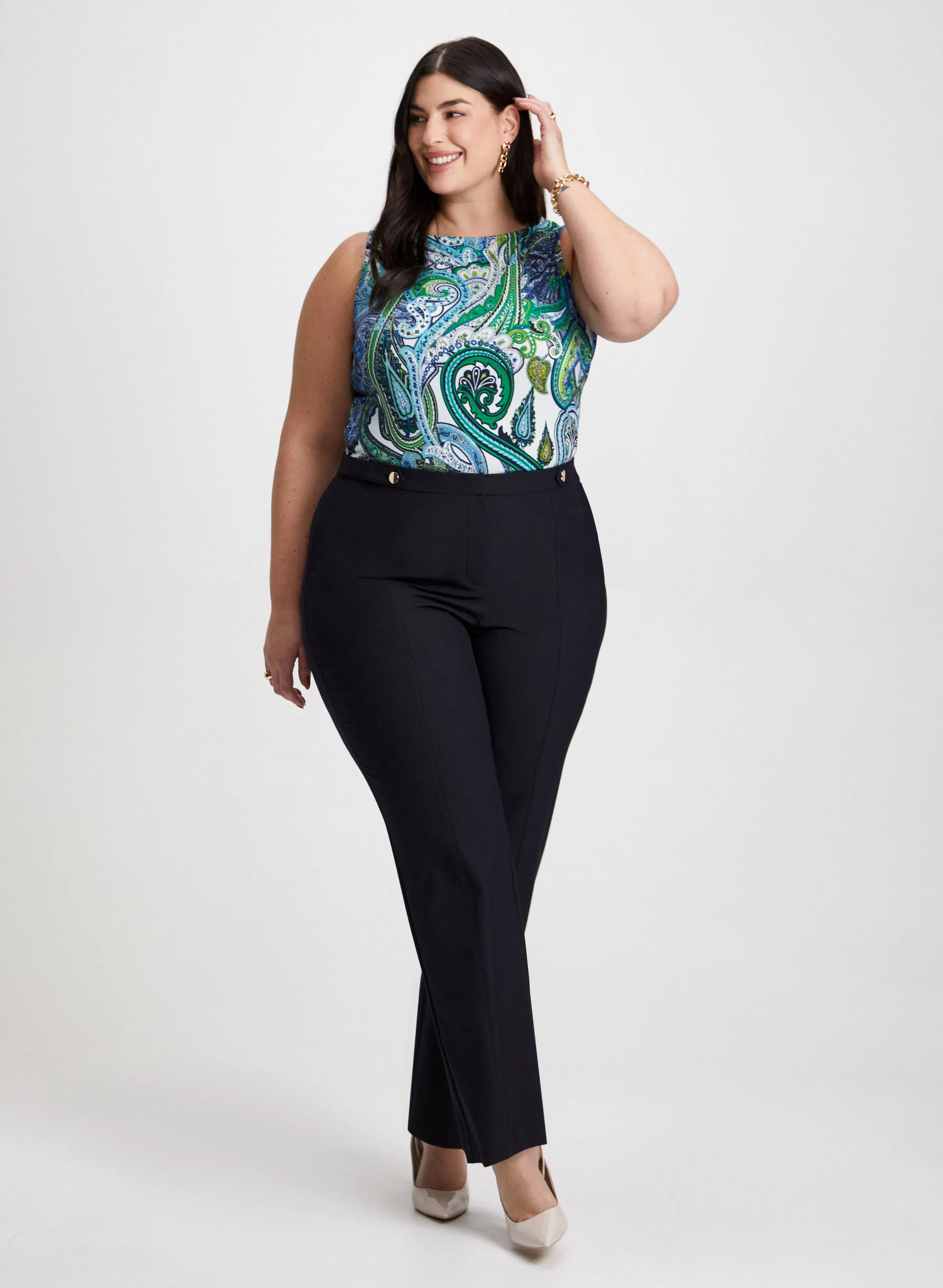 Sleeveless Paisley Print Top sold by Laura product image thumbnail 3