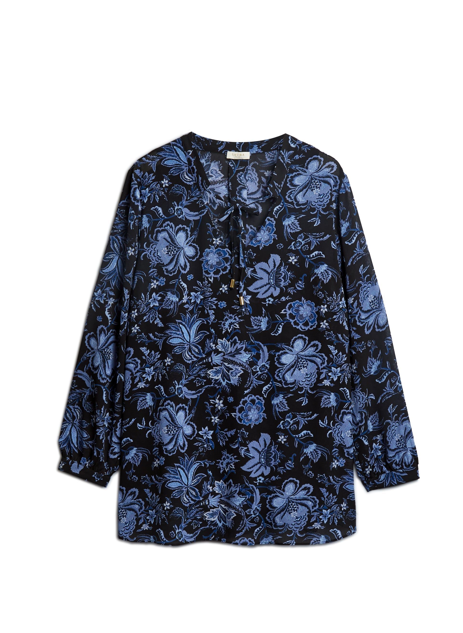 Floral Print Long Sleeve Blouse sold by Laura product image thumbnail 5
