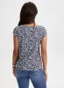 Floral Print Tie-Waist Top sold by Laura
