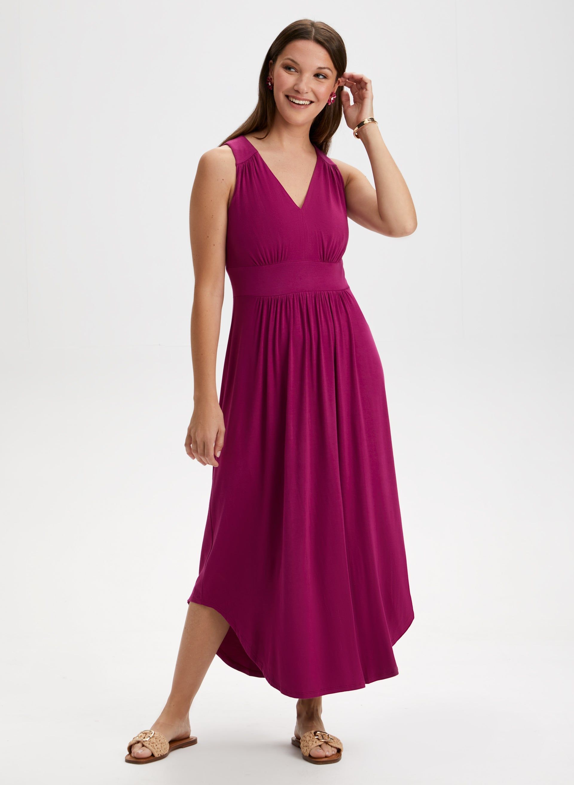 V-Neck Maxi Dress sold by Laura