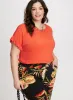 Ruffled Sleeve T-Shirt sold by Laura