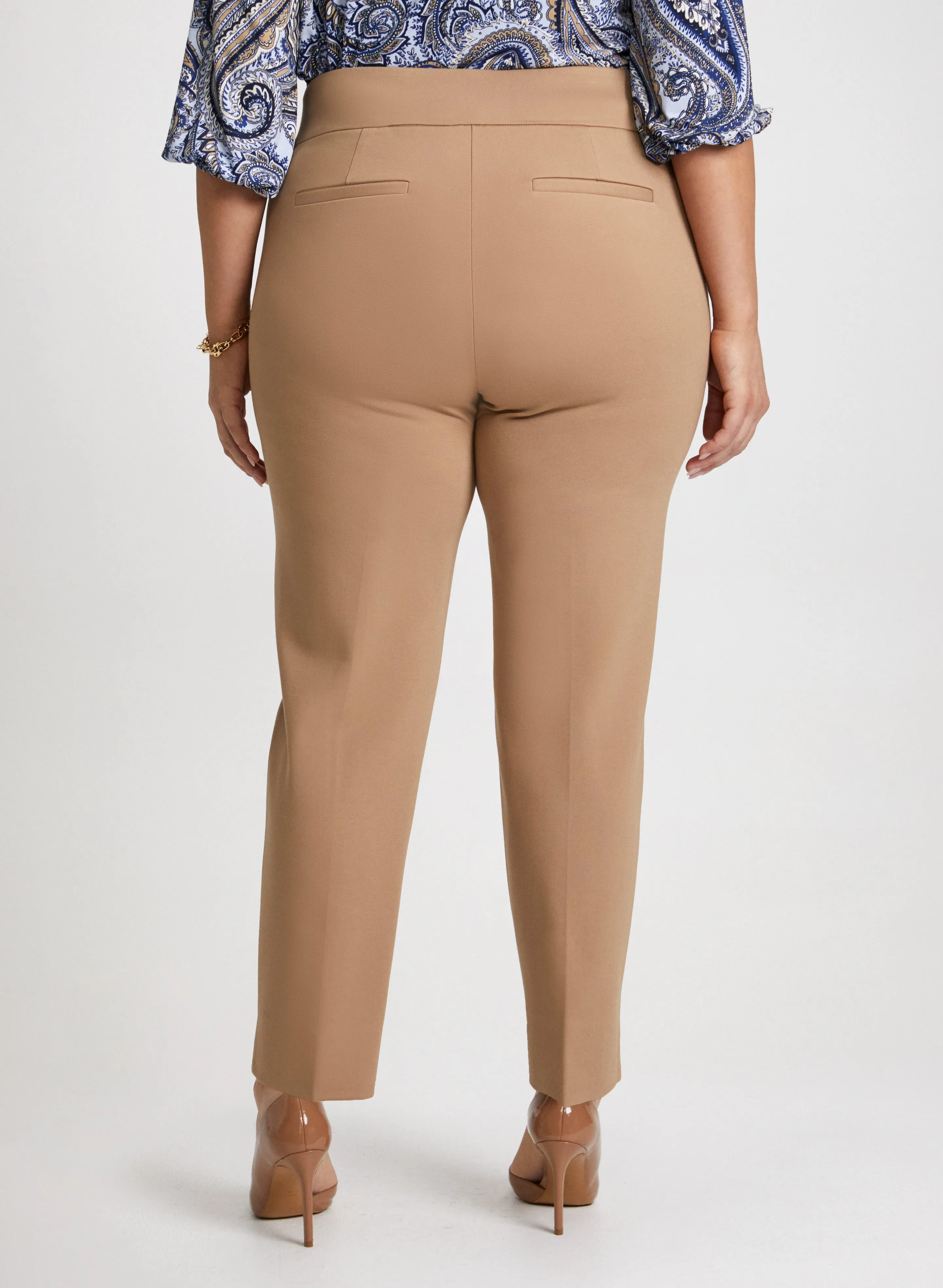 Button Tab Detail Pull-On Pants sold by Laura product image thumbnail 2