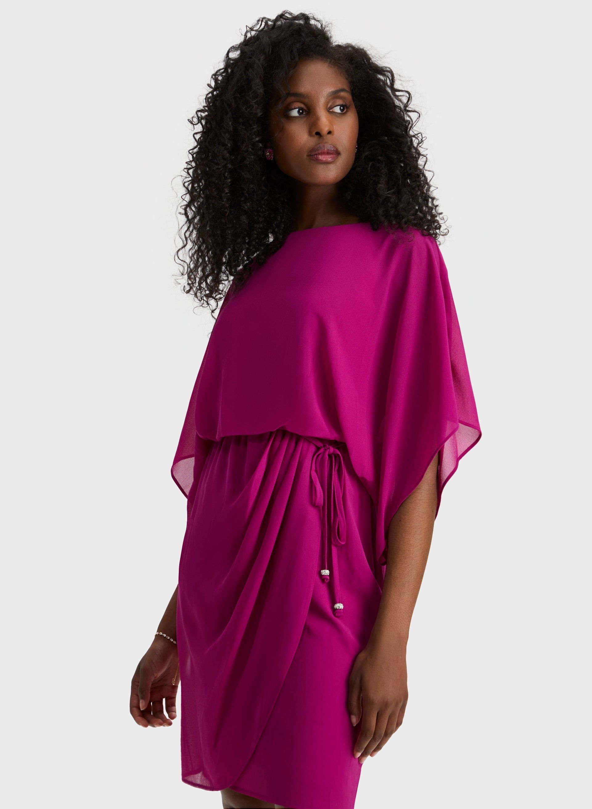 Tie Waist Chiffon Dress sold by Laura product image thumbnail 4