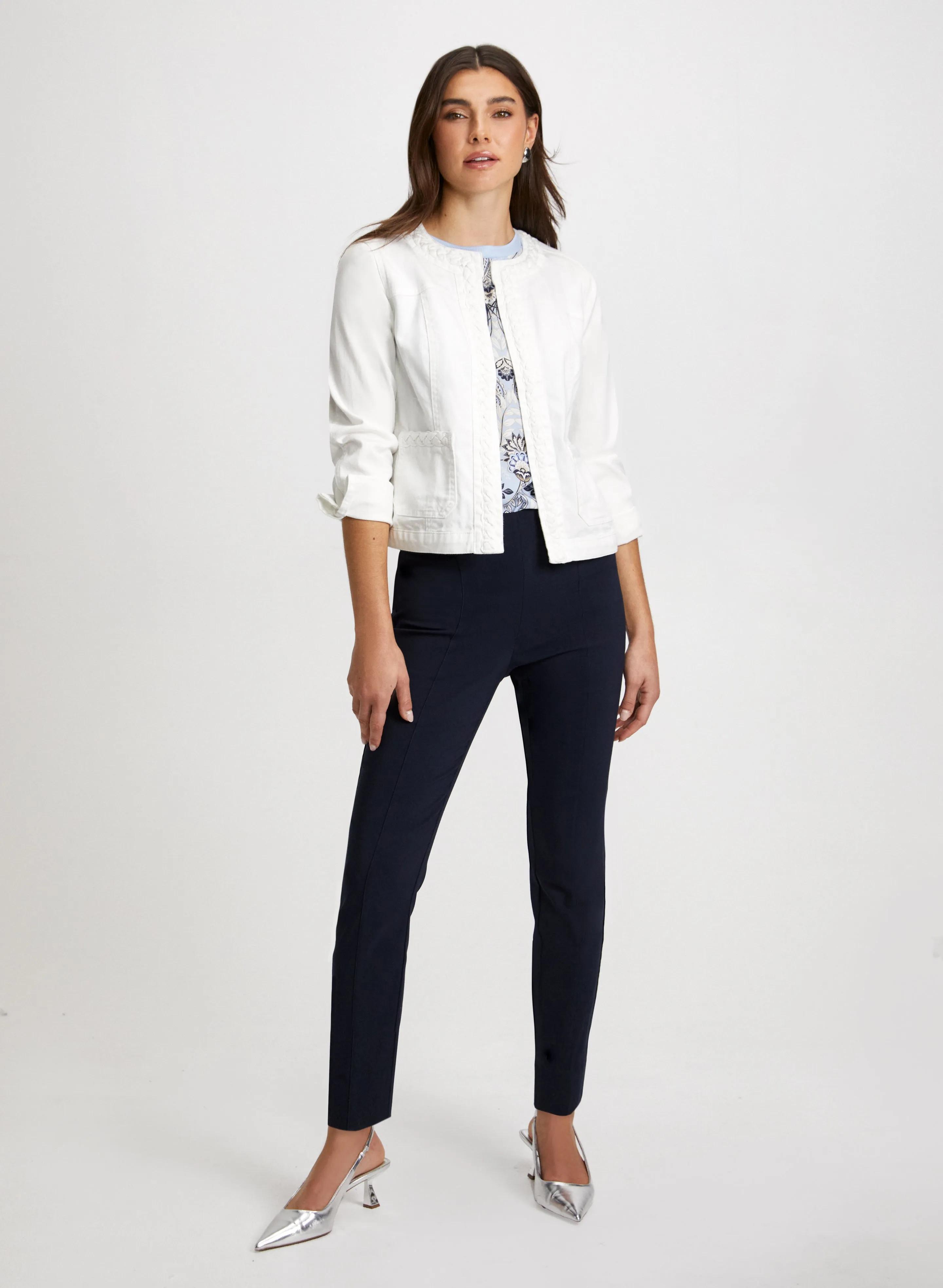 Bengaline Pants & Short Denim Jacket sold by Laura