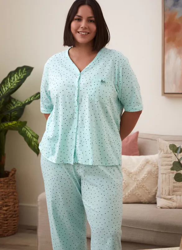 Dot Print Pyjama Set sold by Laura