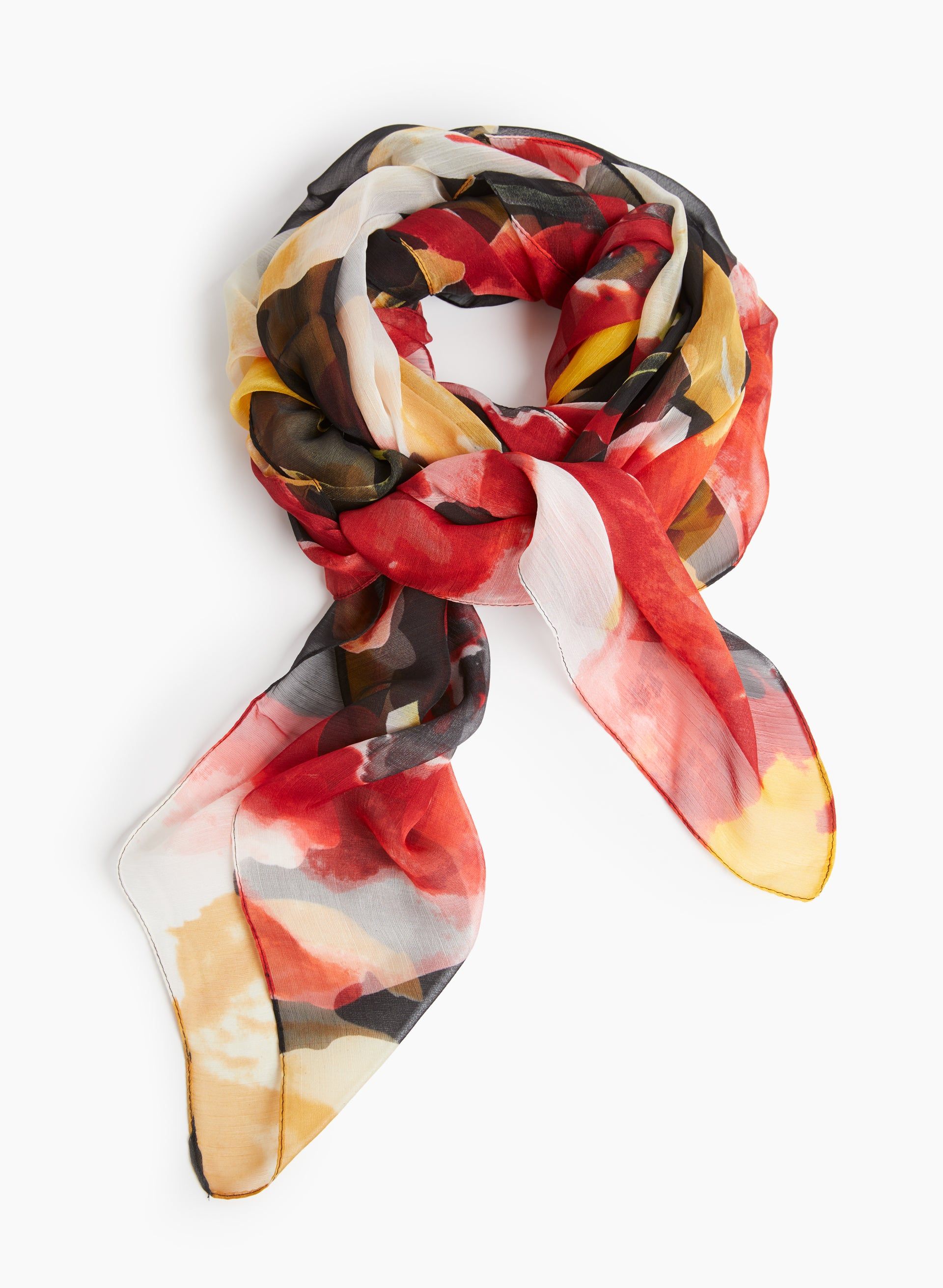 Floral Print Scarf sold by Laura