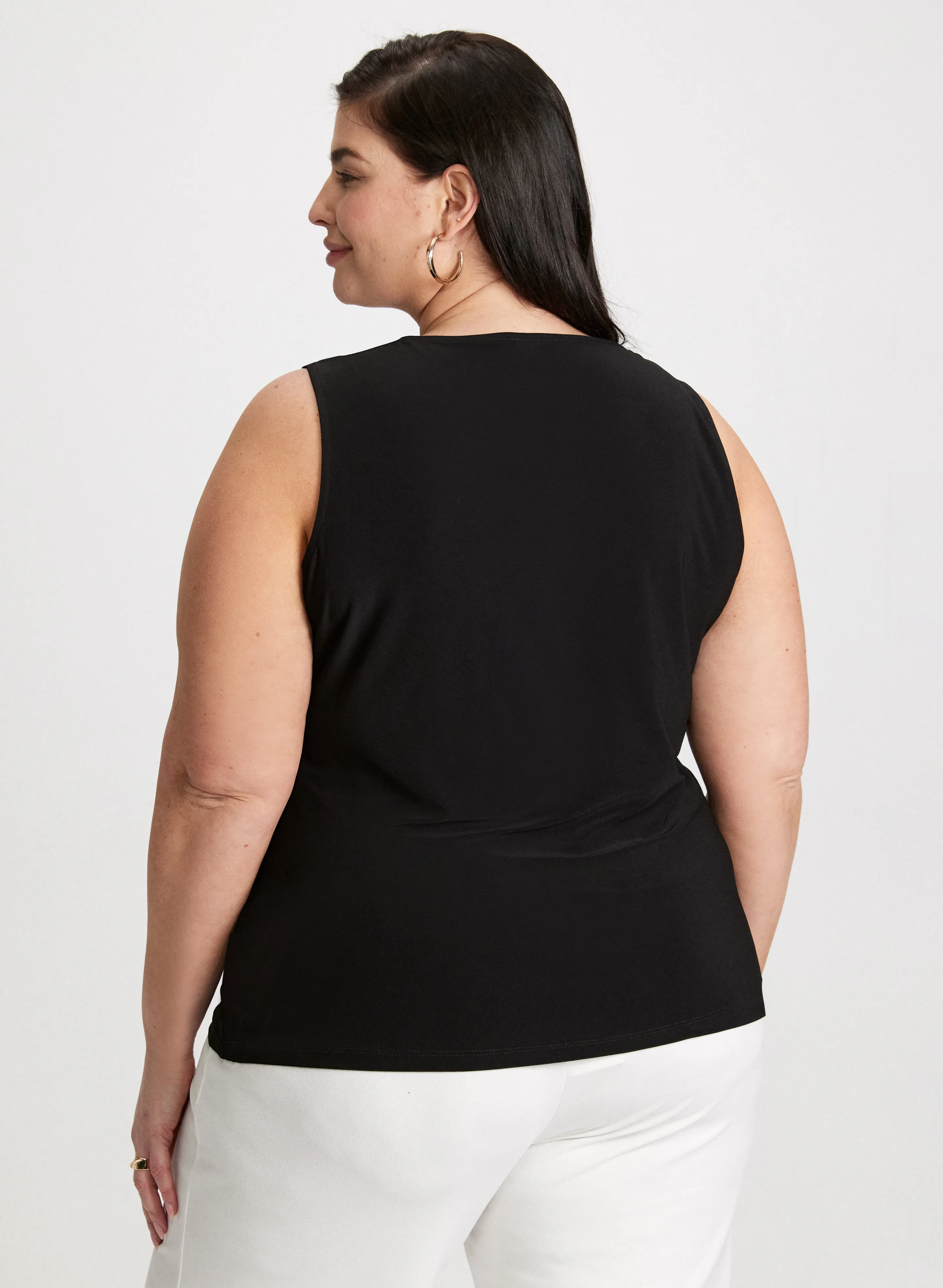 Ruffled Sleeveless Top sold by Laura product image thumbnail 4