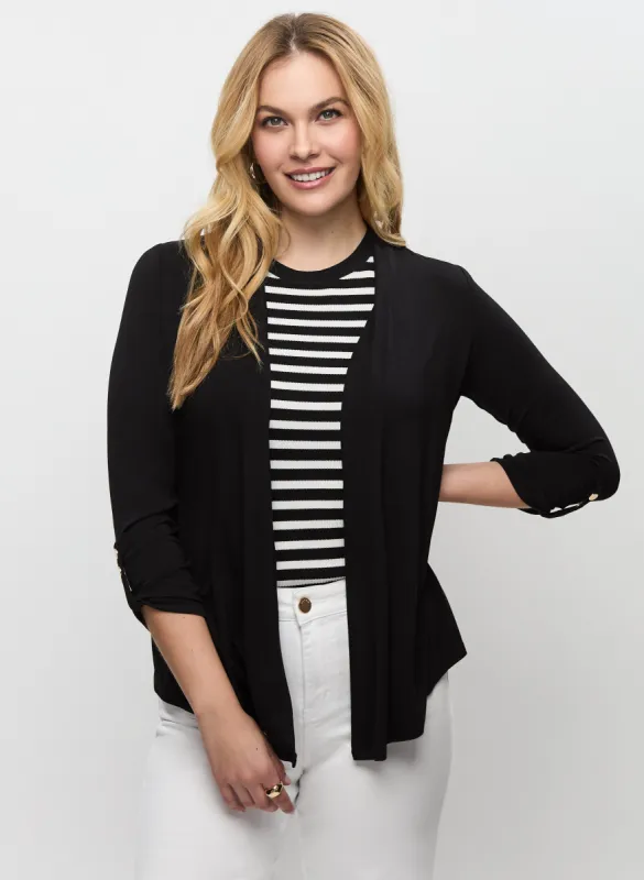 Embellished Sleeve Cardigan sold by Laura