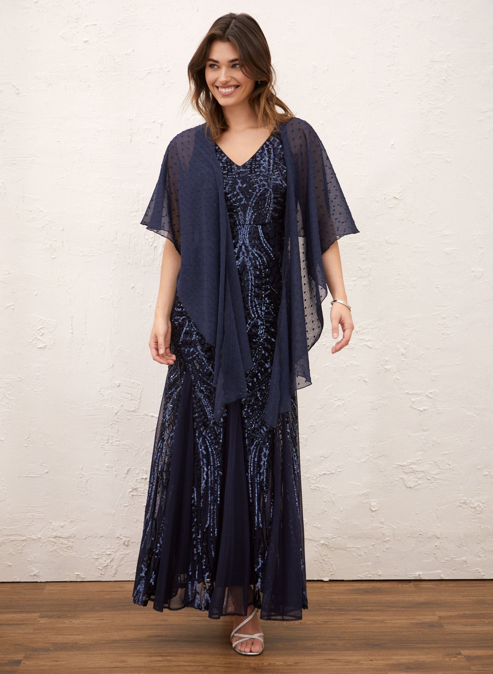 Polka Dot Detail Shawl sold by Laura product image thumbnail 3