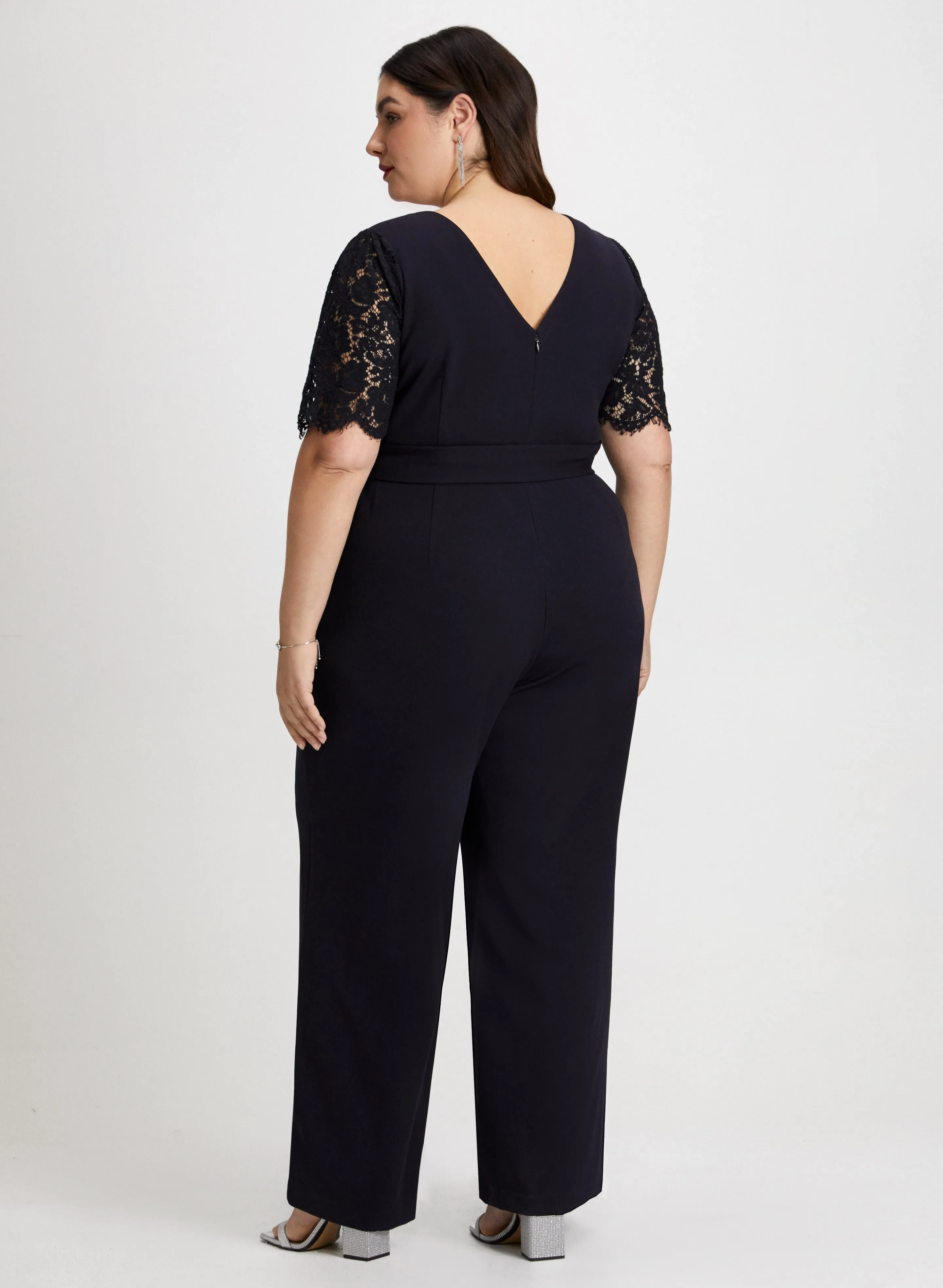 Lace Sleeve Jumpsuit sold by Laura product image thumbnail 5