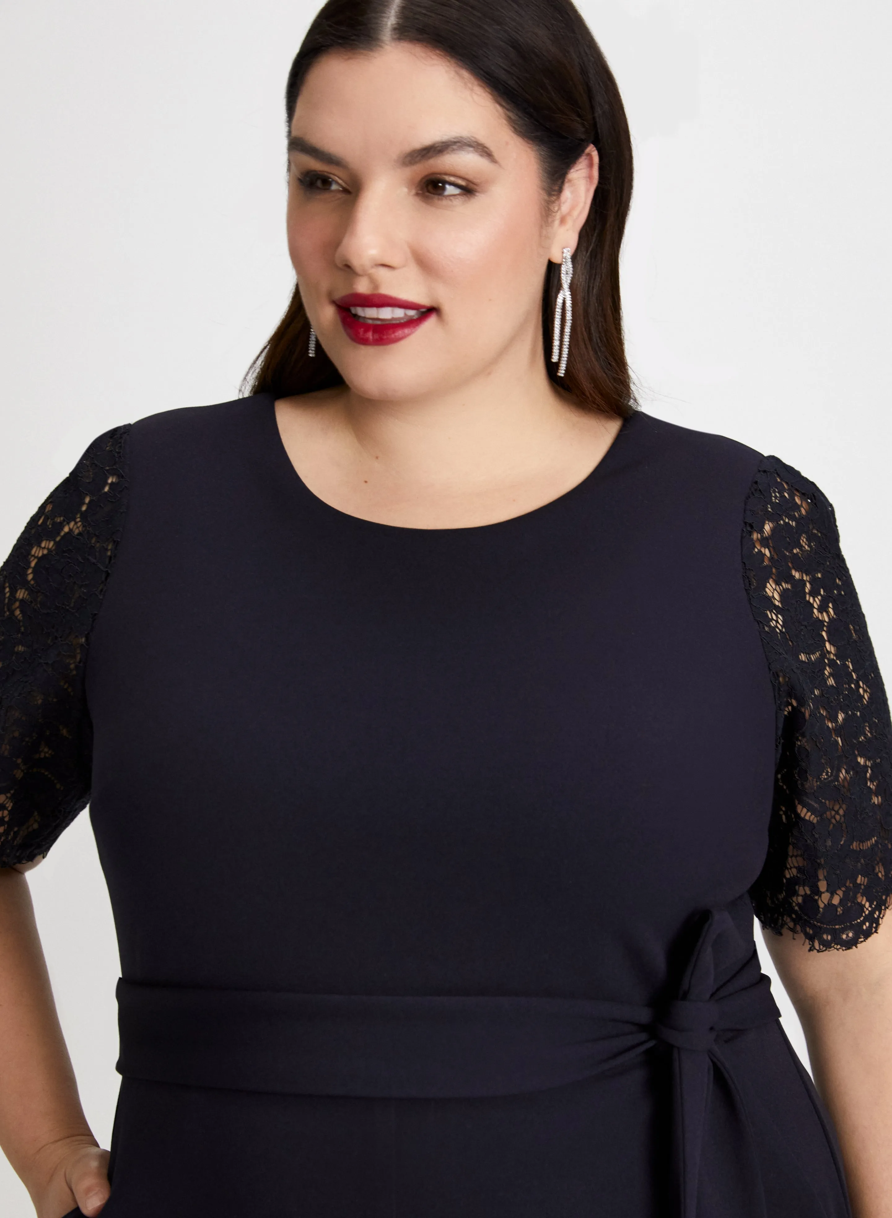 Lace Sleeve Jumpsuit sold by Laura product image thumbnail 3