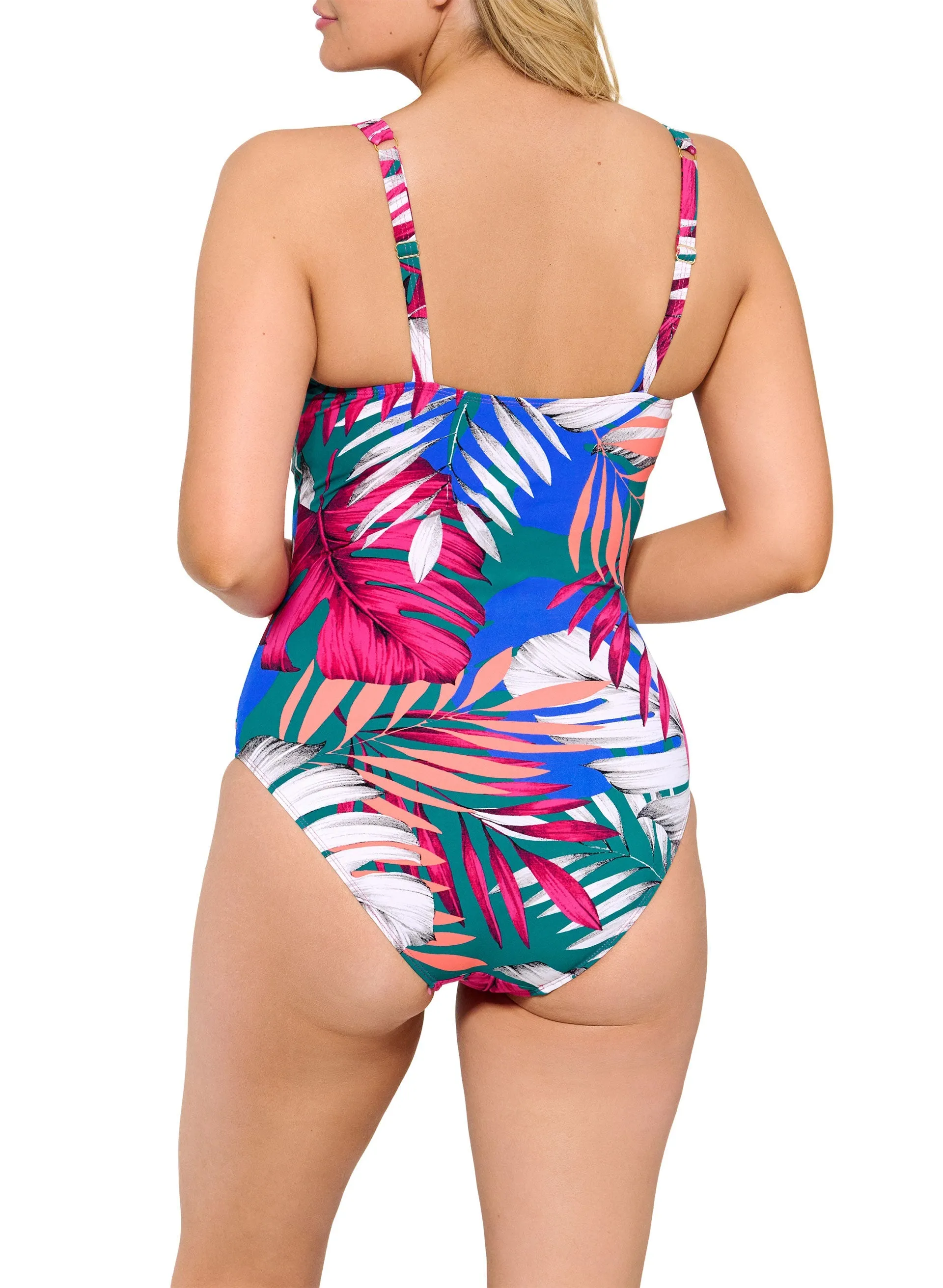 Christina - Leaf Print One-Piece Swimsuit sold by Laura product image thumbnail 2