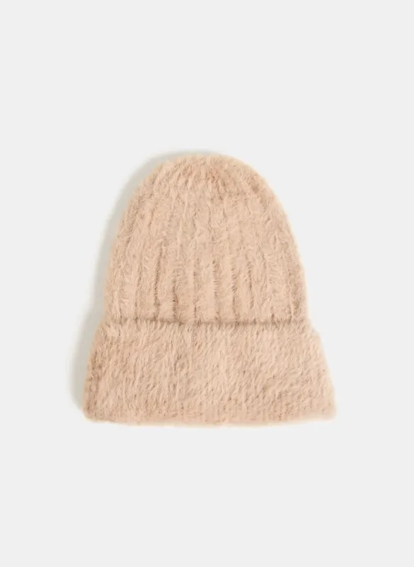 Feathered Textured Yarn Hat sold by Laura