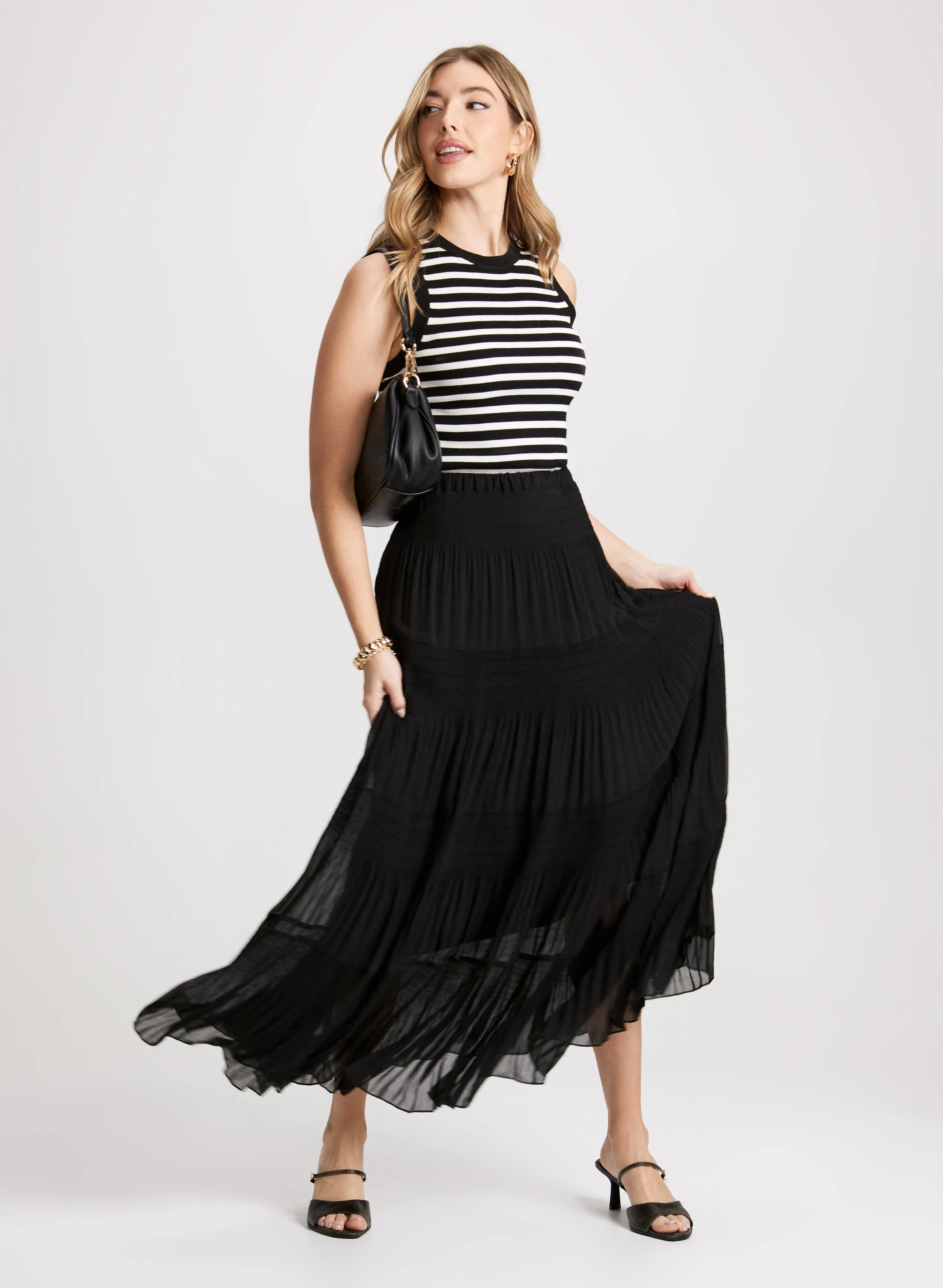 Sleeveless Striped Top & Maxi Skirt sold by Laura